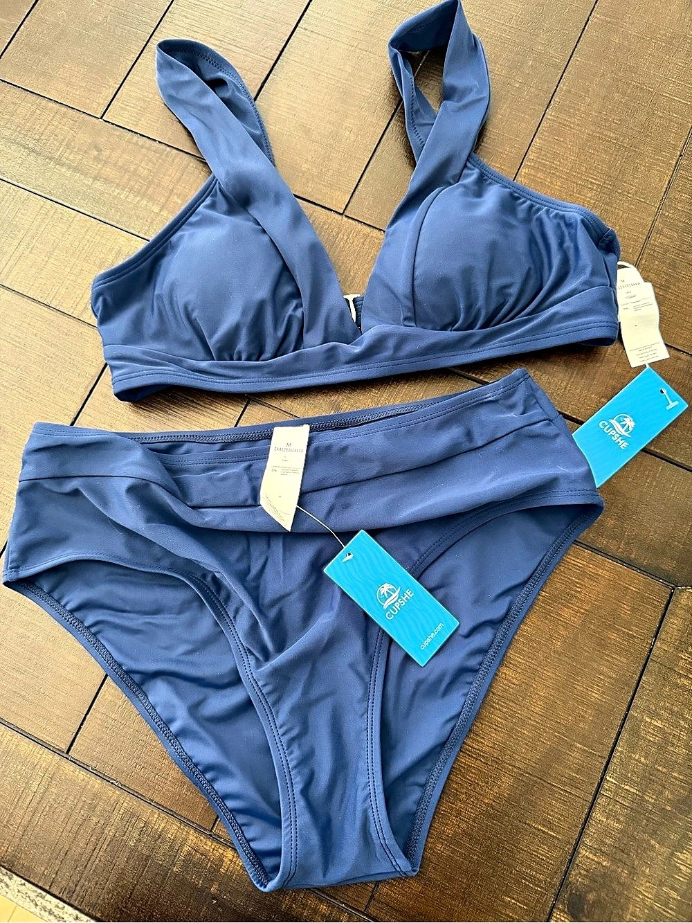 Cupshe Blue Bikini Set NWT